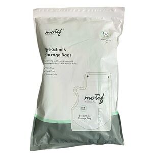 Motif Medical Breastmilk‎ Storage Bags | 100 Count | BPA-Free | New Sealed